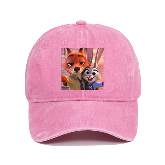Zootopia Judy Nick Cute Versatile Protection Windproof Outdoor Casual Fashion Baseball Cap