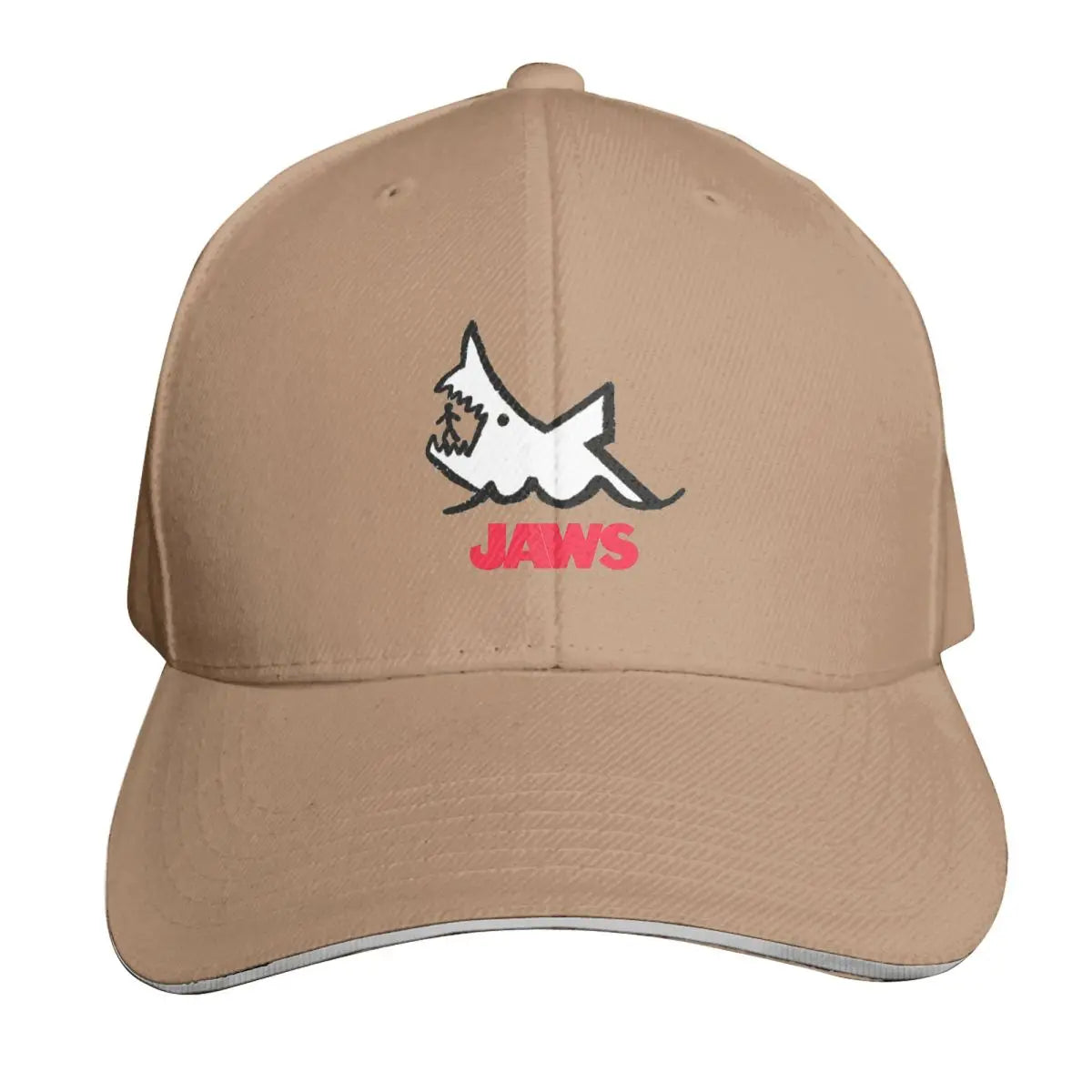 Jaws 50th Anniversary Logo Movie Cap Fashion Casual Baseball Caps