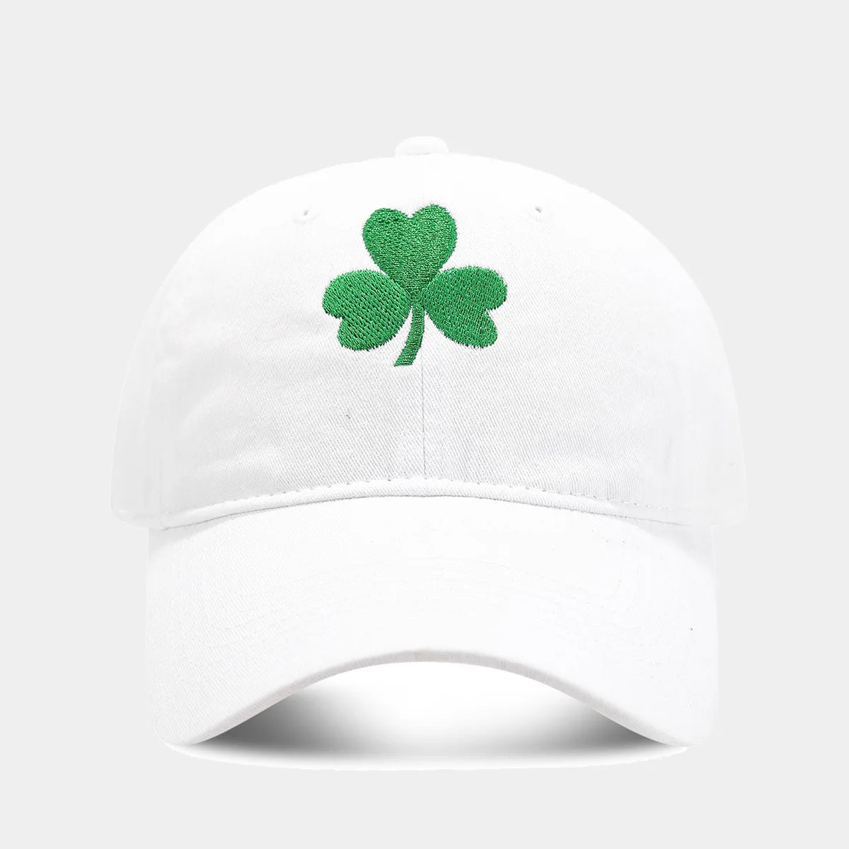 Lucky 4 Leaf Clover Embeoidery Baseball Cap