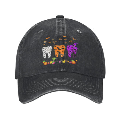 Funny Teeth Unisex Baseball Caps Cartoon Teeth Helloween