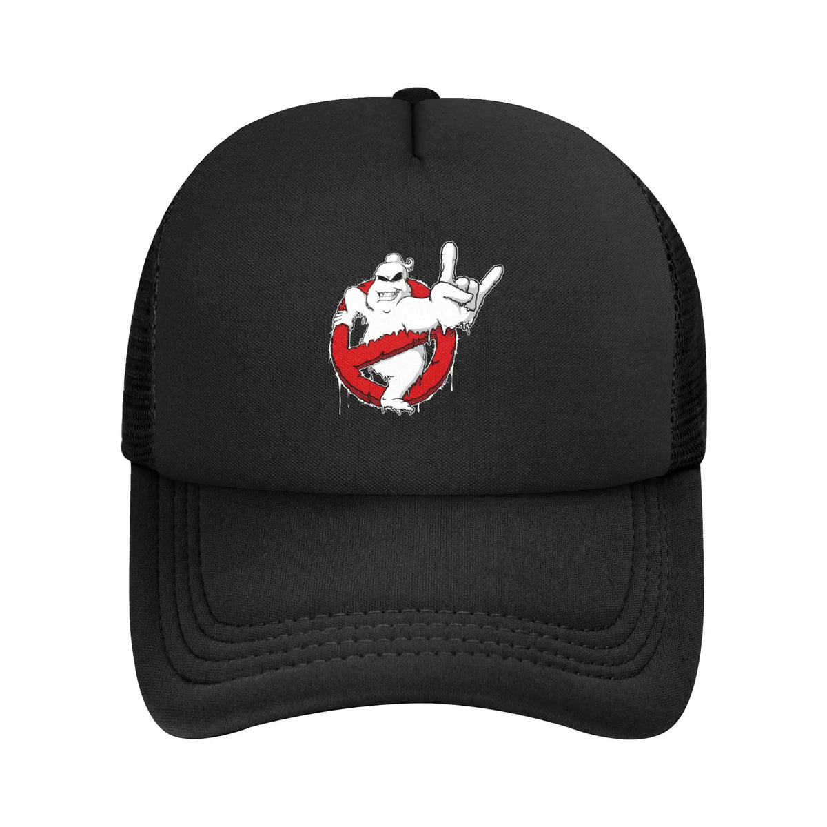 Ghostbuster Horns Up Mesh Baseball Caps