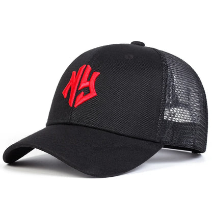 Unisex NG Letter Embroidery Baseball Net Caps