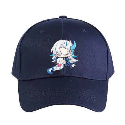 Neuvillette Chibi Otter Baseball Cap