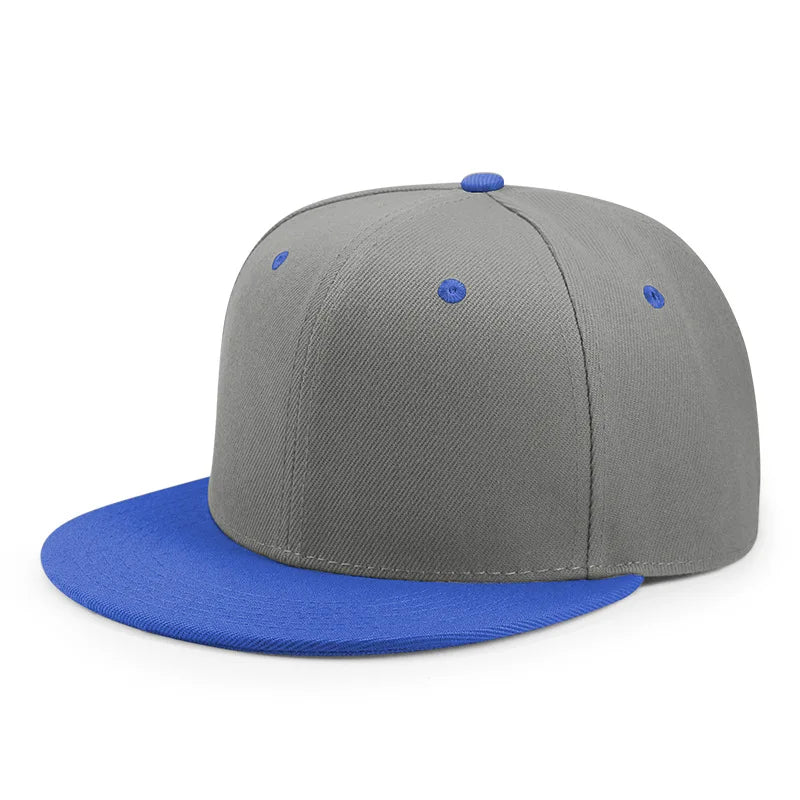 Wholesale 40 Colors Flat Peak Snapback Caps Lady Fashion