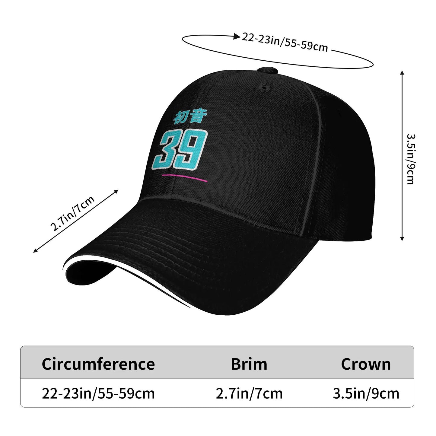 New Design Baseball Caps Miku Jersey Hatsune Miku Wear