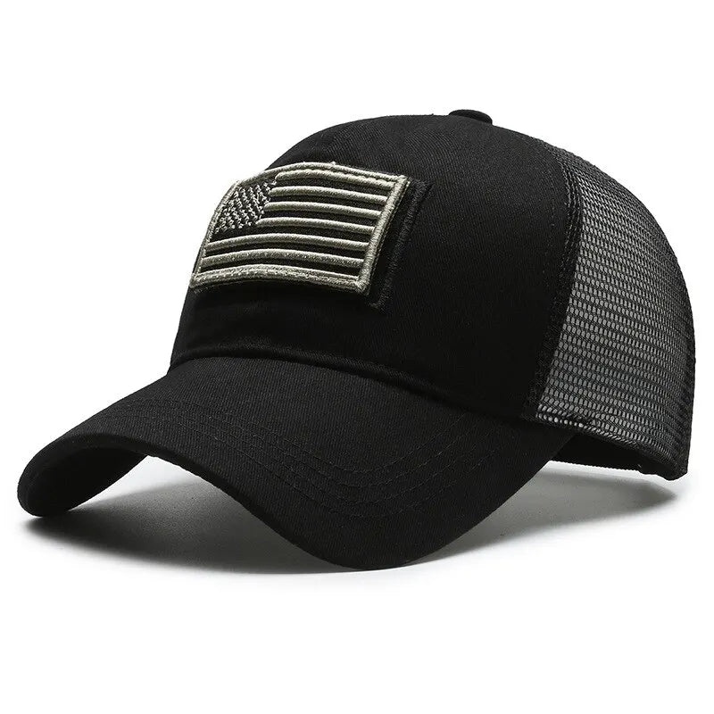 New Mesh Breathable Personality Sticker Embroidery Women's Baseball Cap
