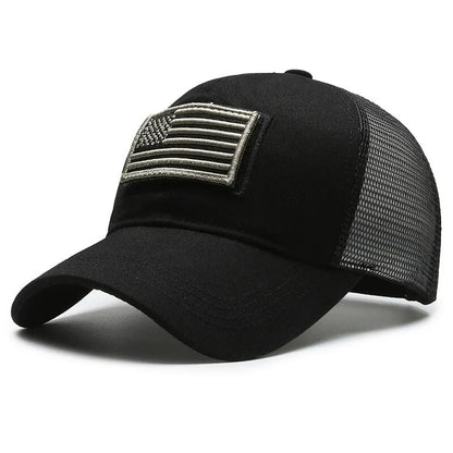 New Mesh Breathable Personality Sticker Embroidery Women's Baseball Cap