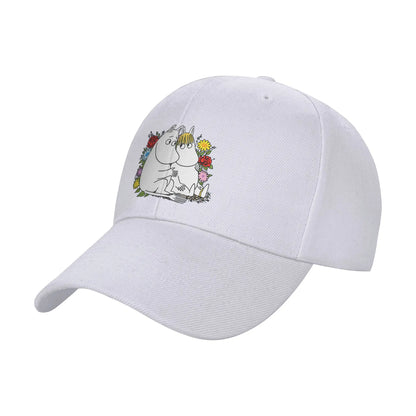 Moomings Life in Moominvalley Stained Glass Style Baseball Cap