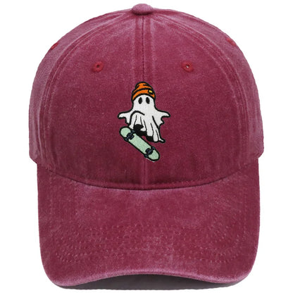 Baseball Cap Skateboard Ghost