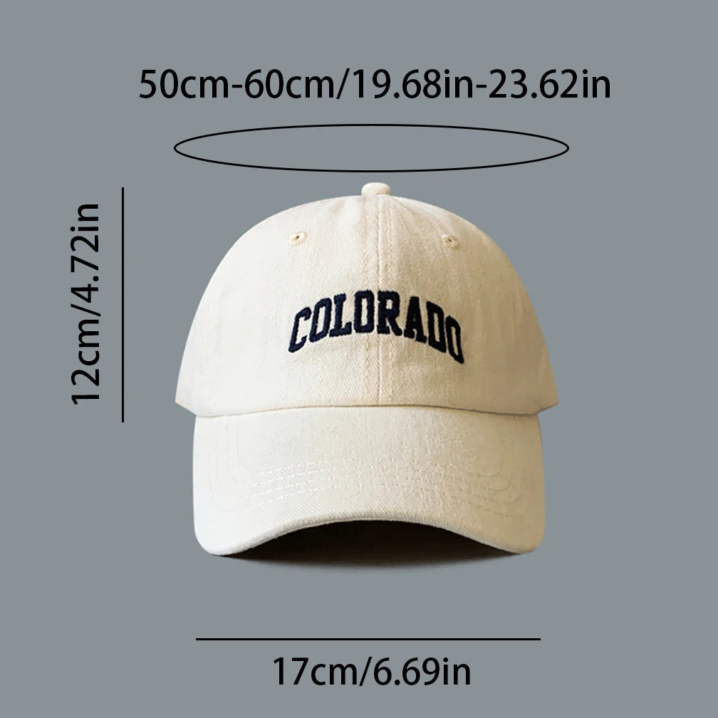 Classic Unisex Casual Multicolored Golf Cap Baseball Hat Dad Hat