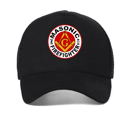 Masonic Freemason Freemasonry First Responder Firefighter Fireman Baseball Cap