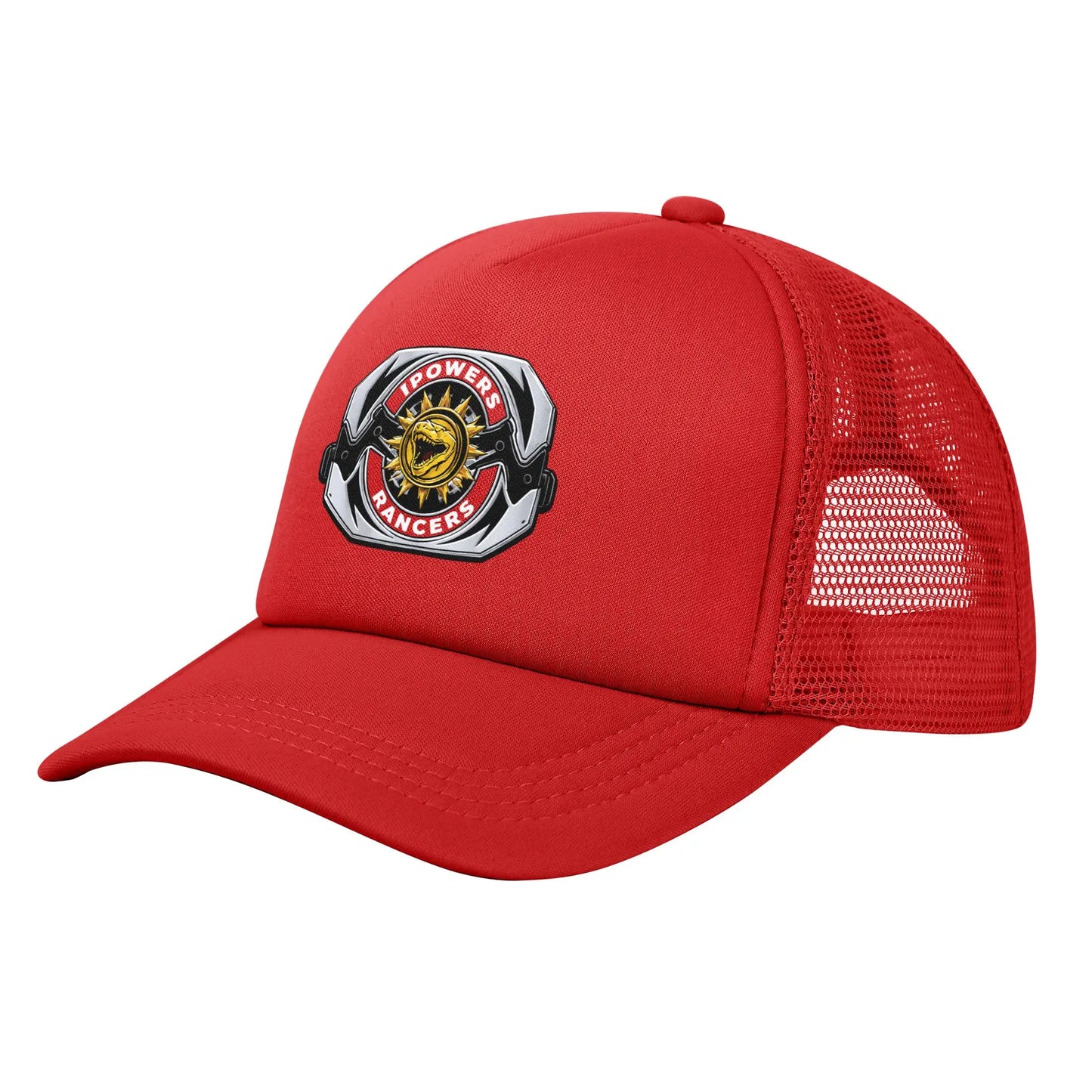 Adult Power Rangers Trucker Hat Curved Mesh Baseball Cap
