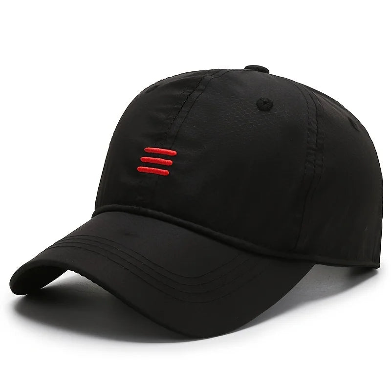 Breathable Baseball Cap Moisture-Wicking Sun Hat
