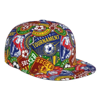 Colorful Graffiti Art Print Snapback Cap