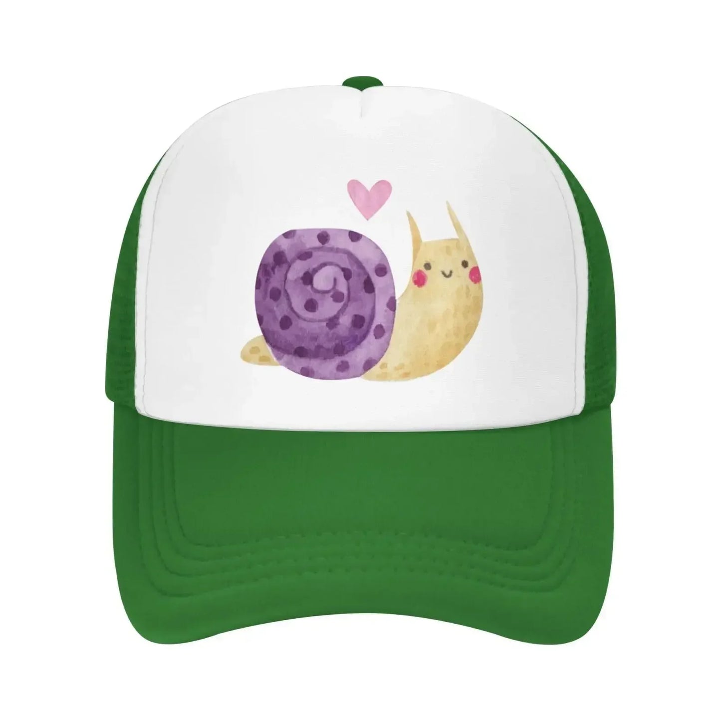 New Mesh Dad Hat Adjustable Washed Snail Watercolor Baseball Cap