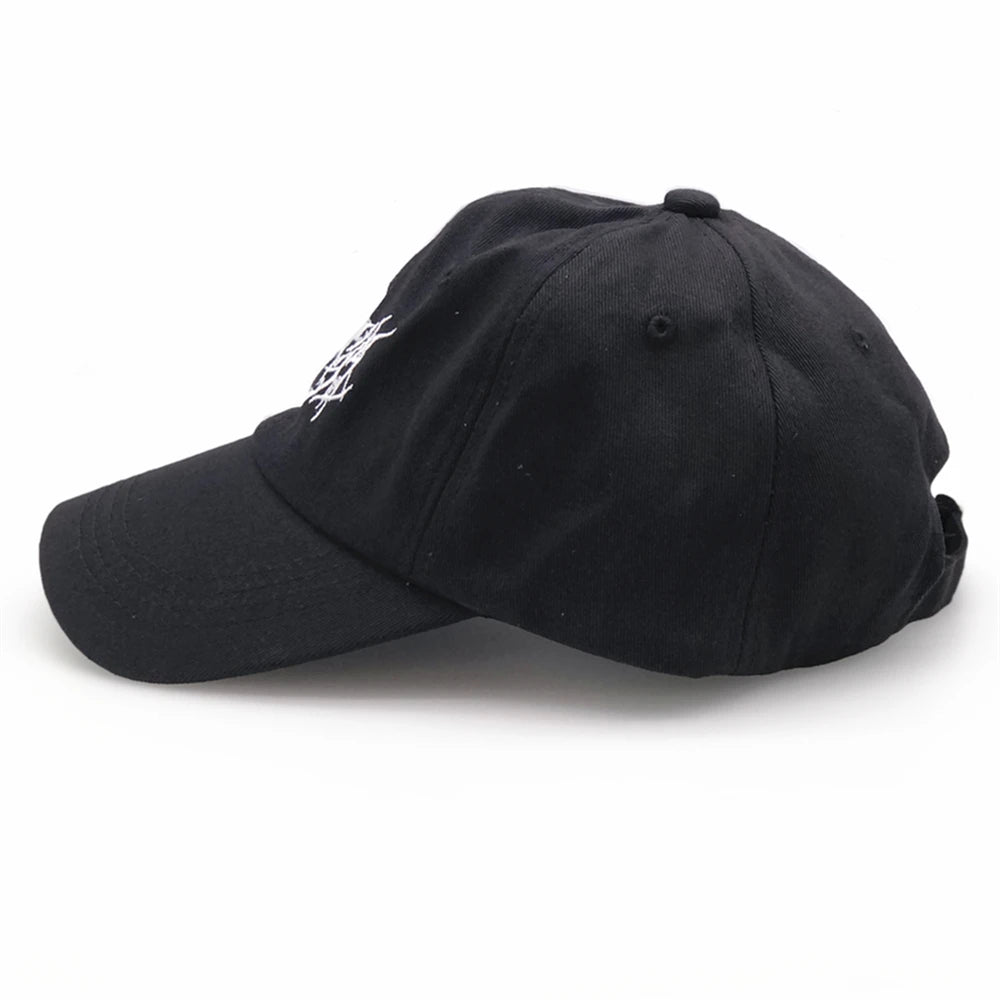 Embroidery Gothic Street Punk Frauen Baseball Cap