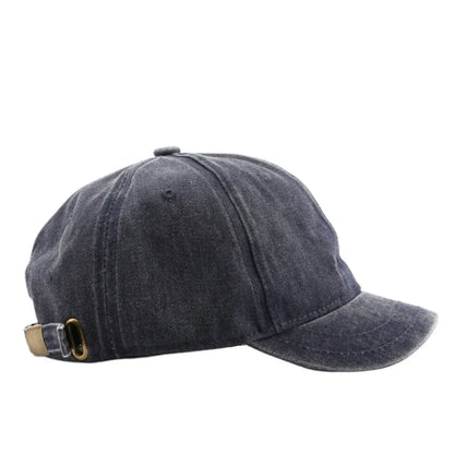 Fashion Solid Color Short Brim Baseball Cap
