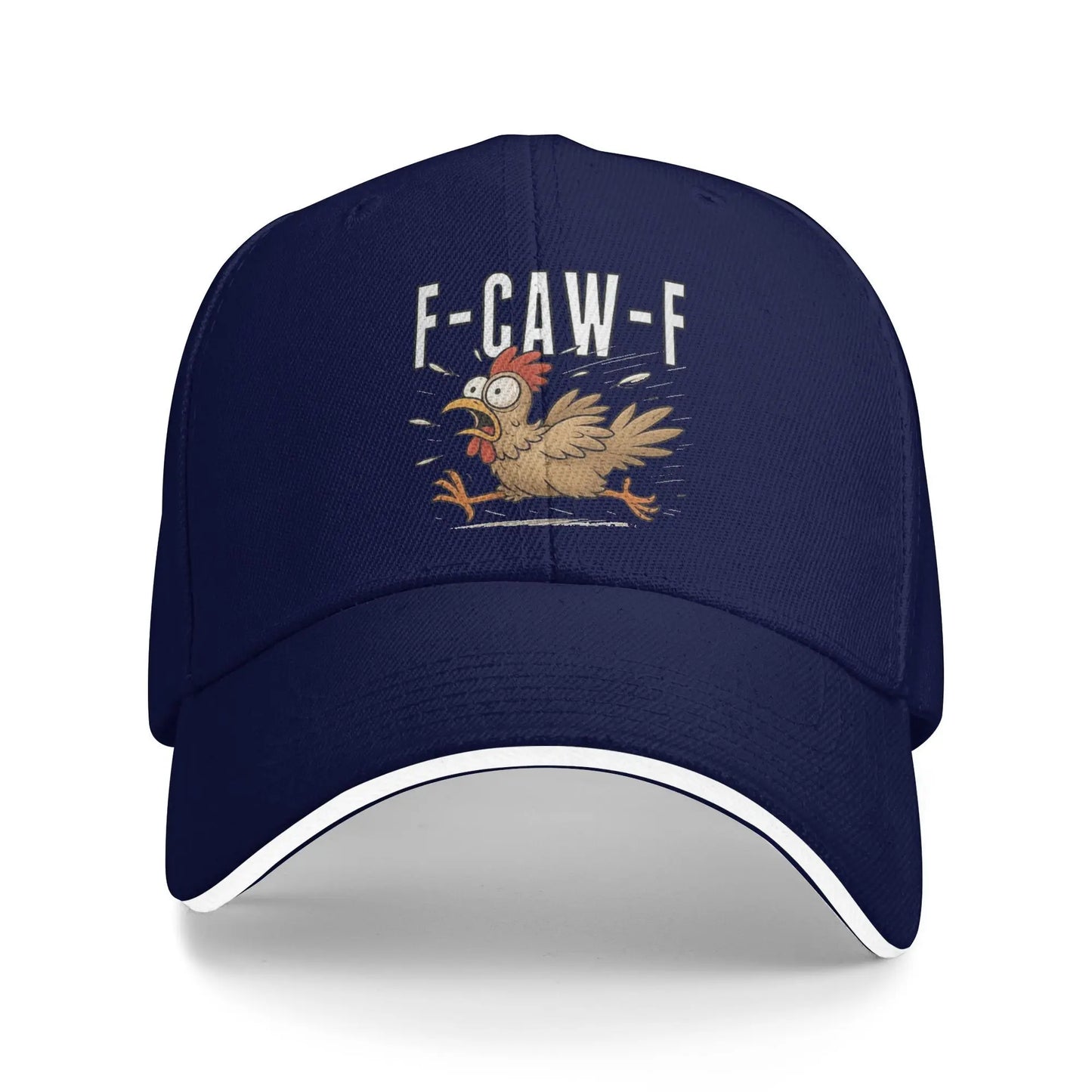 Men Women Funny F-Caw-F Chicken FCAWF Hat Cool Baseball Cap
