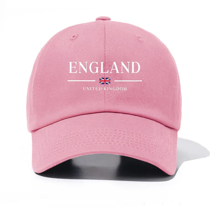 England Print Baseball Cap For Adults