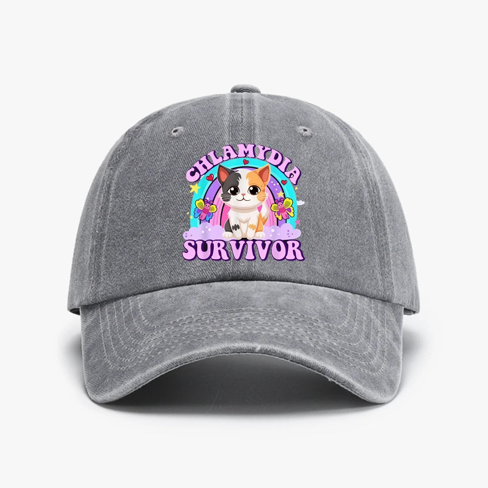 Chlamydia Survivor Cat Baseball Cap