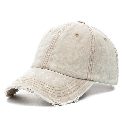 New Unisex Washed Cotton Cap High Quality Denim