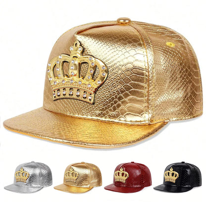 Unisex Diamond Crown Label Hip-hop Hats Spring Autumn