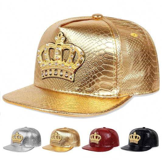Unisex Diamond Crown Label Hip-hop Hats Spring Autumn