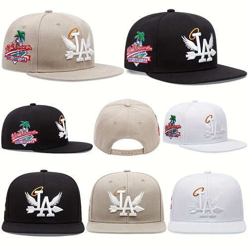 Fashion Unisex LA Embroidery Snapback Caps Los Angeles
