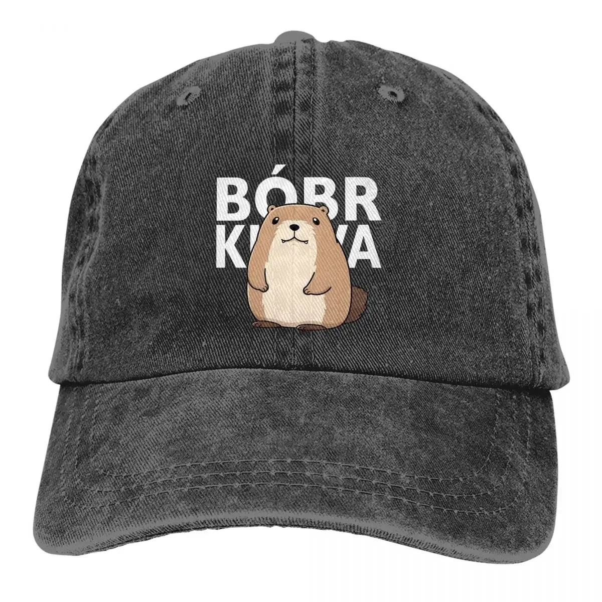 Classic Cute Poland Beaver Bober Meme Baseball Cap For Men Women Cotton Polish Bobr Kurwa Trucker Hat
