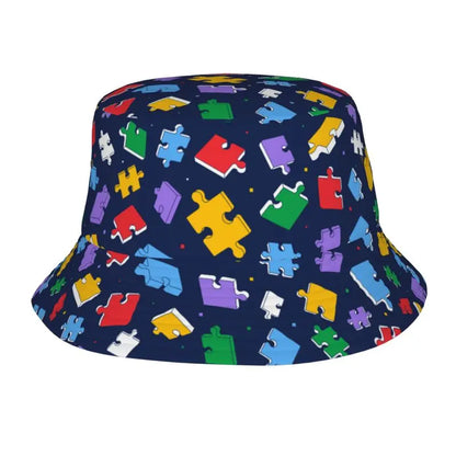 Autism Bucket Hats Autism Awareness Fishman Hat