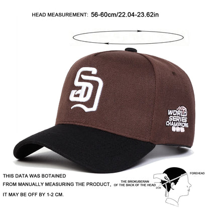 Unisex SD Letter Embroidery Baseball Caps