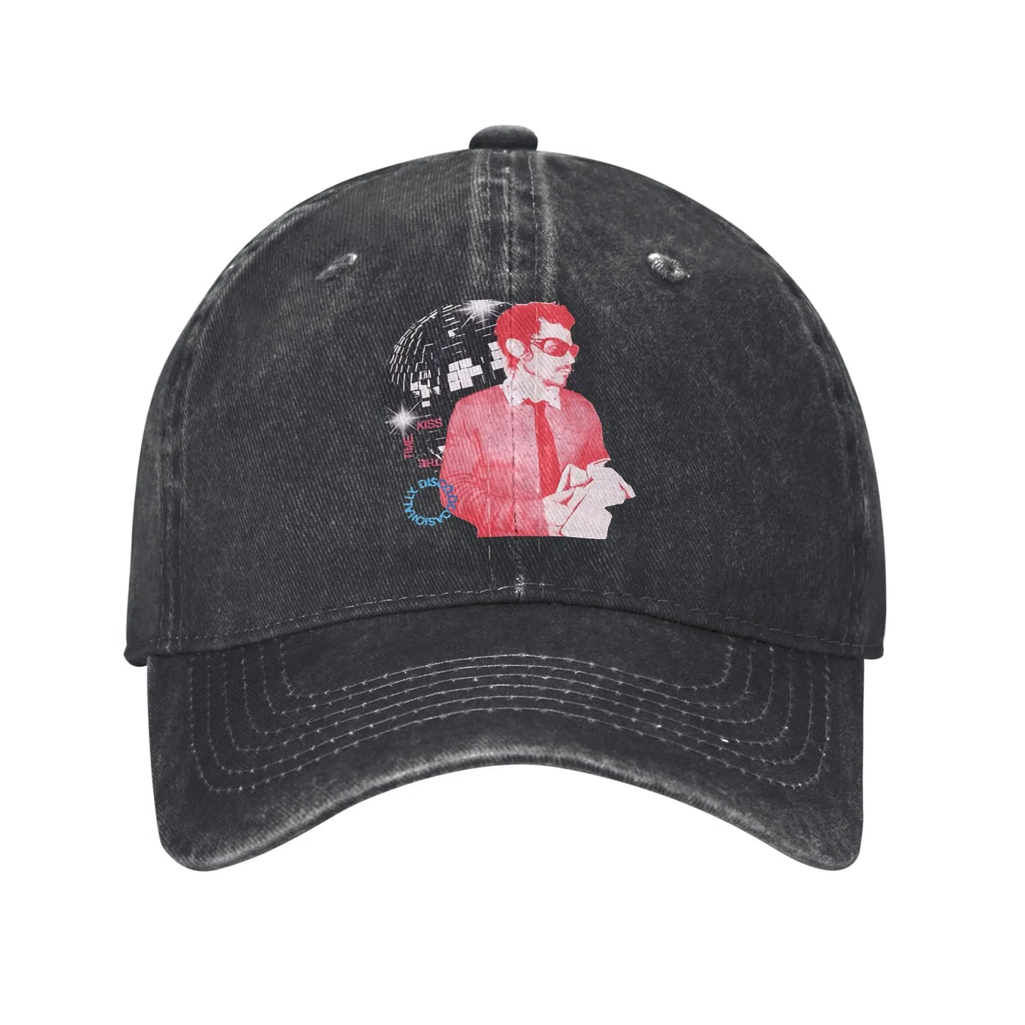 H-Harry S-Styles Kiss All The Time Washed Baseball Cap