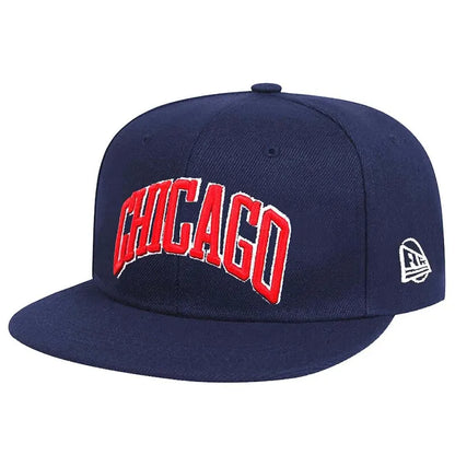 Unisex CHICAGO Embroidery Hip-hop Hats Snapback Caps Baseball Caps Sunscreen Hat