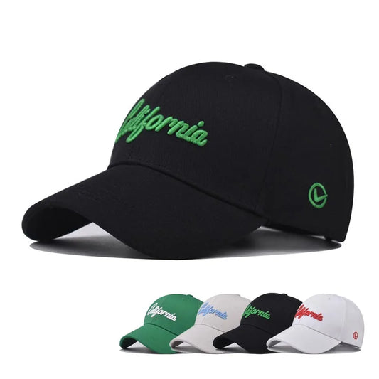 New Mens Baseball Cap 3d California Embroidery Dad Hat