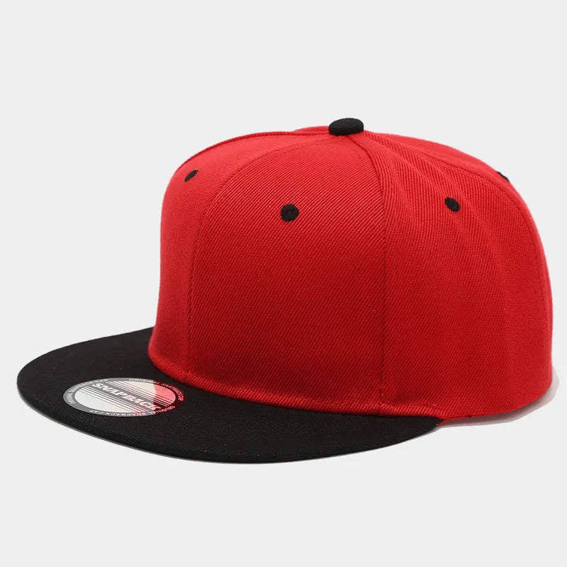 Two-Color Block Hip-Hop Cap Snapback Cap For Men And Women