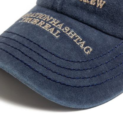 Baseball Cap Embroidered Cotton Soft Top Men's Caps Casual Retro Travel Visor Hats