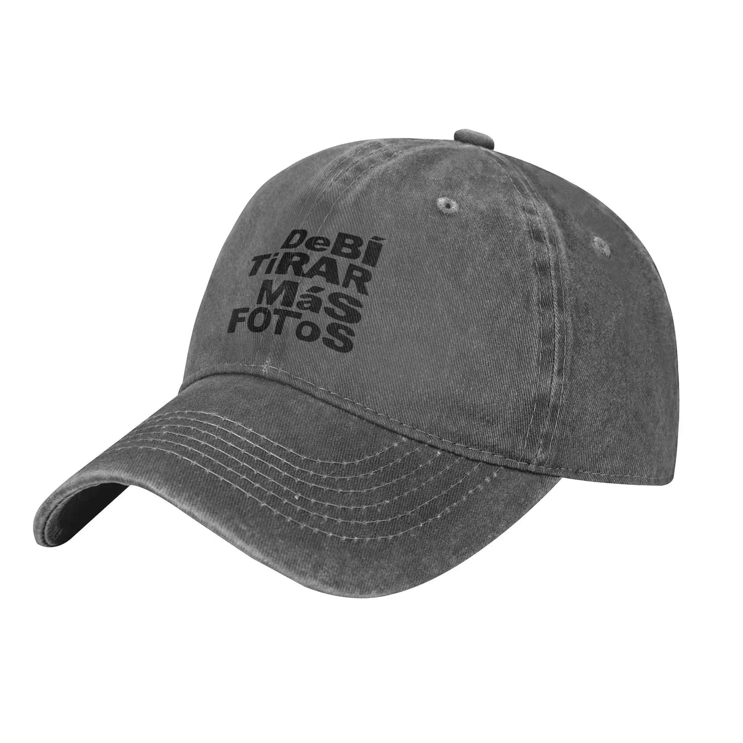 Vintage DTMF With Bear Cartoon Debi Tirar Mas Fotos Baseball Cap For Men Women