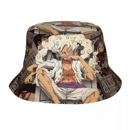 Unisex Bucket Hat Luffy Gear 5 One Piece