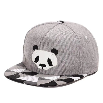 Fashion Spring Summer Lovers Baseball Cap Ms Cute Panda Rubber Snapback Hats
