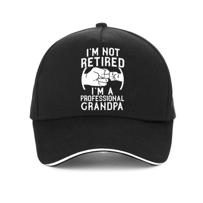 I'm Not Retired I'm A Professional Grandpa Funny Baseball Cap