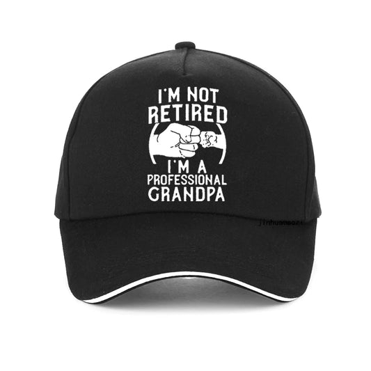 I'm Not Retired I'm A Professional Grandpa Funny Baseball Cap