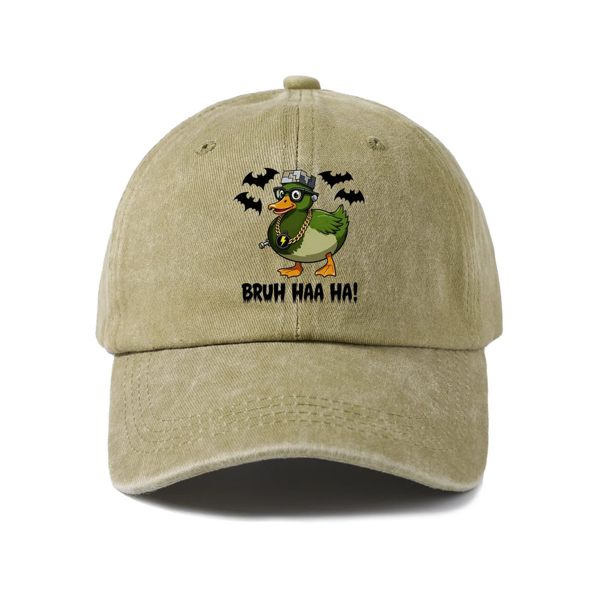 Bruh Haa Haa Duck Baseball Cap