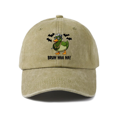 Bruh Haa Haa Duck Baseball Cap