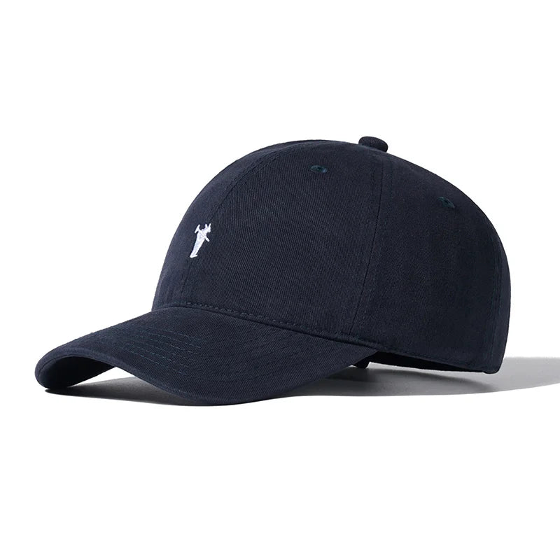 Unisex Summer Baseball Cap Cotton Hats Simple Farmer Embroidery Cap Casual Sunshade Caps