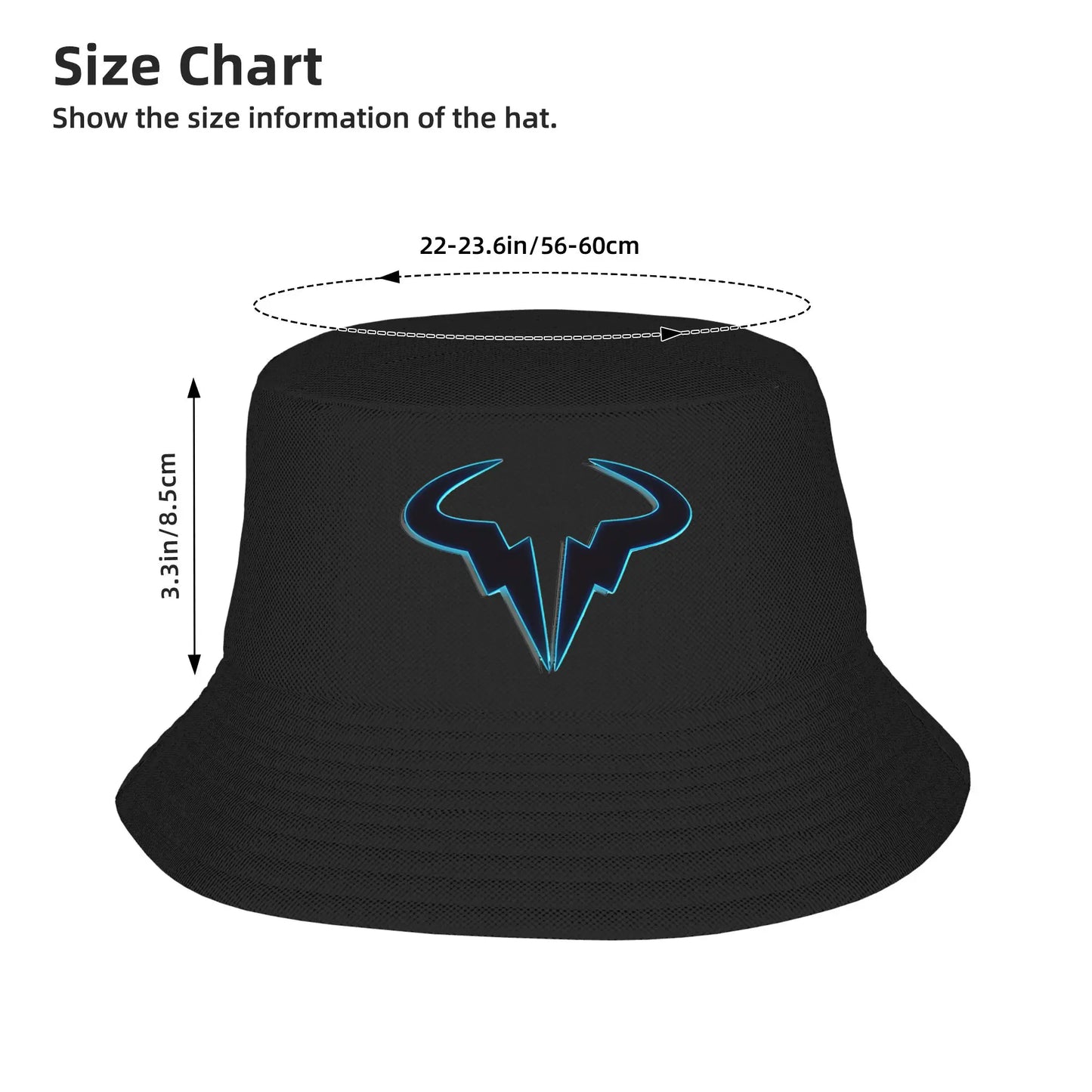 Unisex Rafael Nadal RN Rafa Bucket Hat