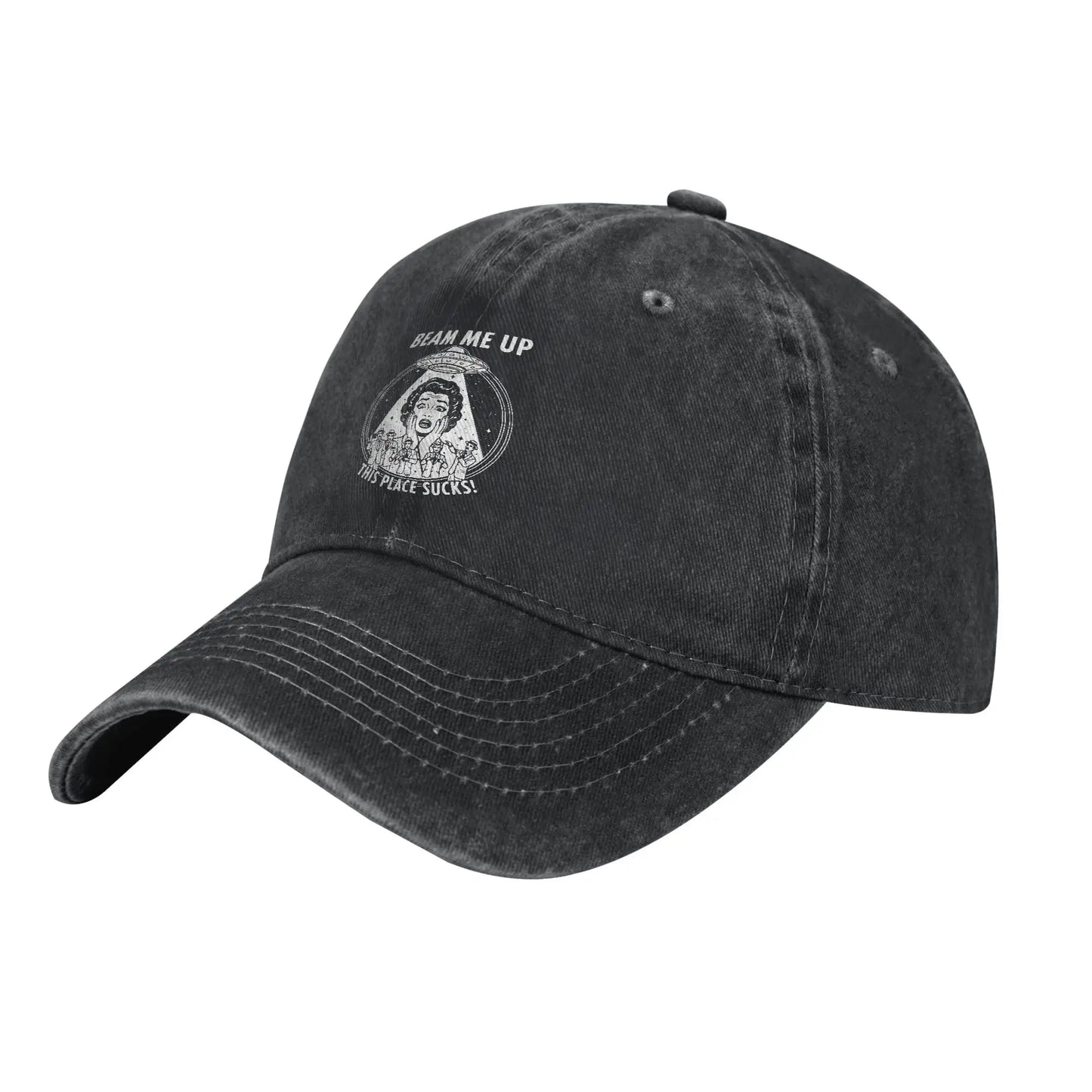 Beam Me Up This Place Sucks Baseball Cap