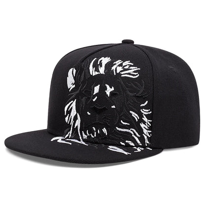 Lion Eagle Embroidered Fashion Men's Street Hip Hop Hat Snapback Hat