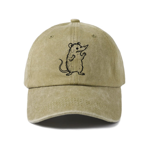 Playful Cat Line Art Graphic Baseball Cap
