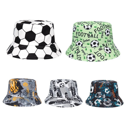 World Cup Football Printed Bucket Hat For Men Women