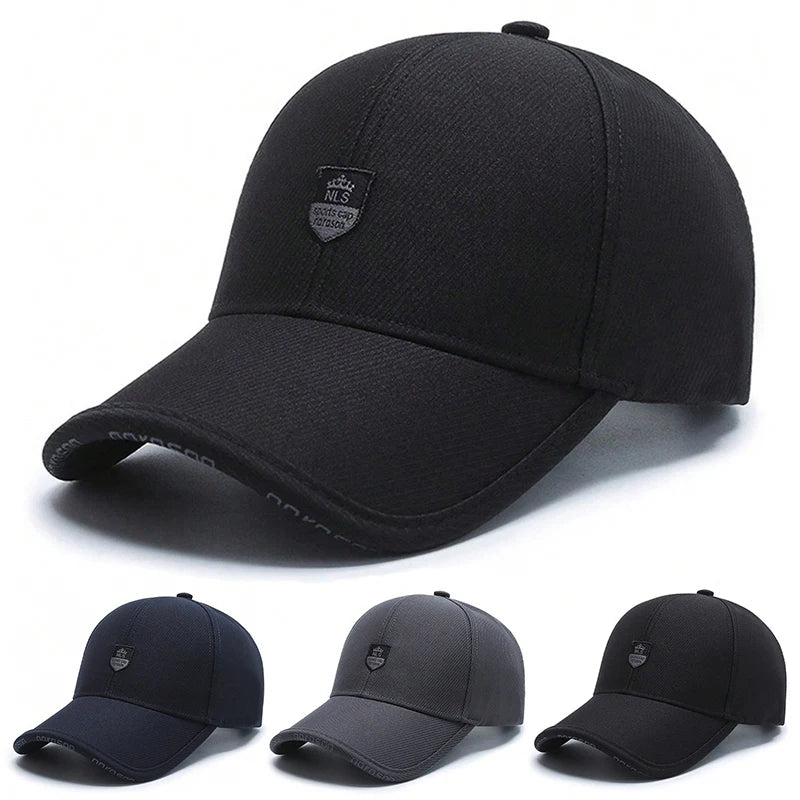 Unisex NLS Letter Crown Label Baseball Caps Spring Autumn